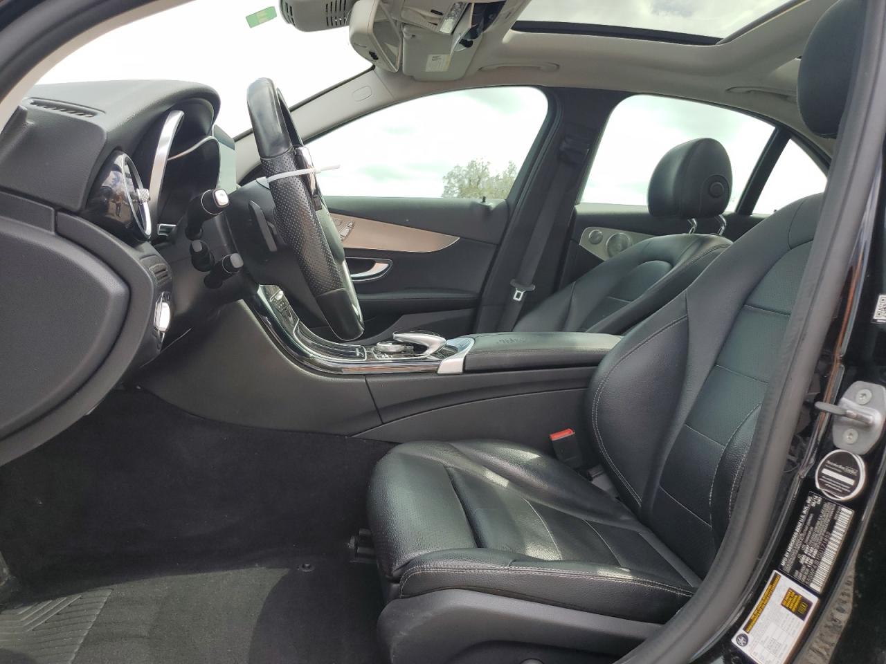2016 Mercedes-Benz C-klasse VIN 55SWF4JB1GU171852 Copart auction photo, rear end damage thumbnail 7