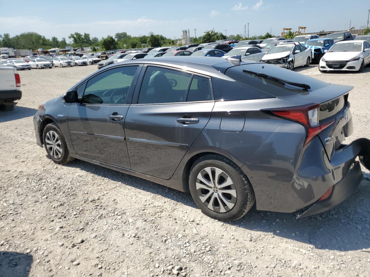 2020 Toyota Prius VIN JTDL9RFU5L3018403 Copart auction photo, rear end damage thumbnail 2