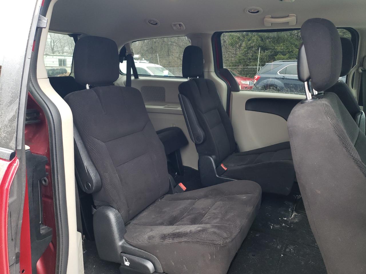 2014 Dodge Caravan VIN 2C4RDGBG9ER366650 Copart auction photo, front end / undercarriage damage thumbnail 11