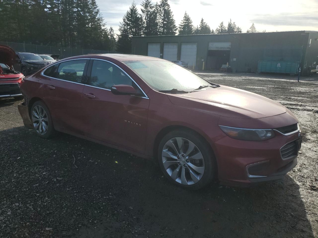 2017 Chevrolet Malibu VIN 1G1ZH5SX3HF221603 Copart auction photo, rear end damage thumbnail 4