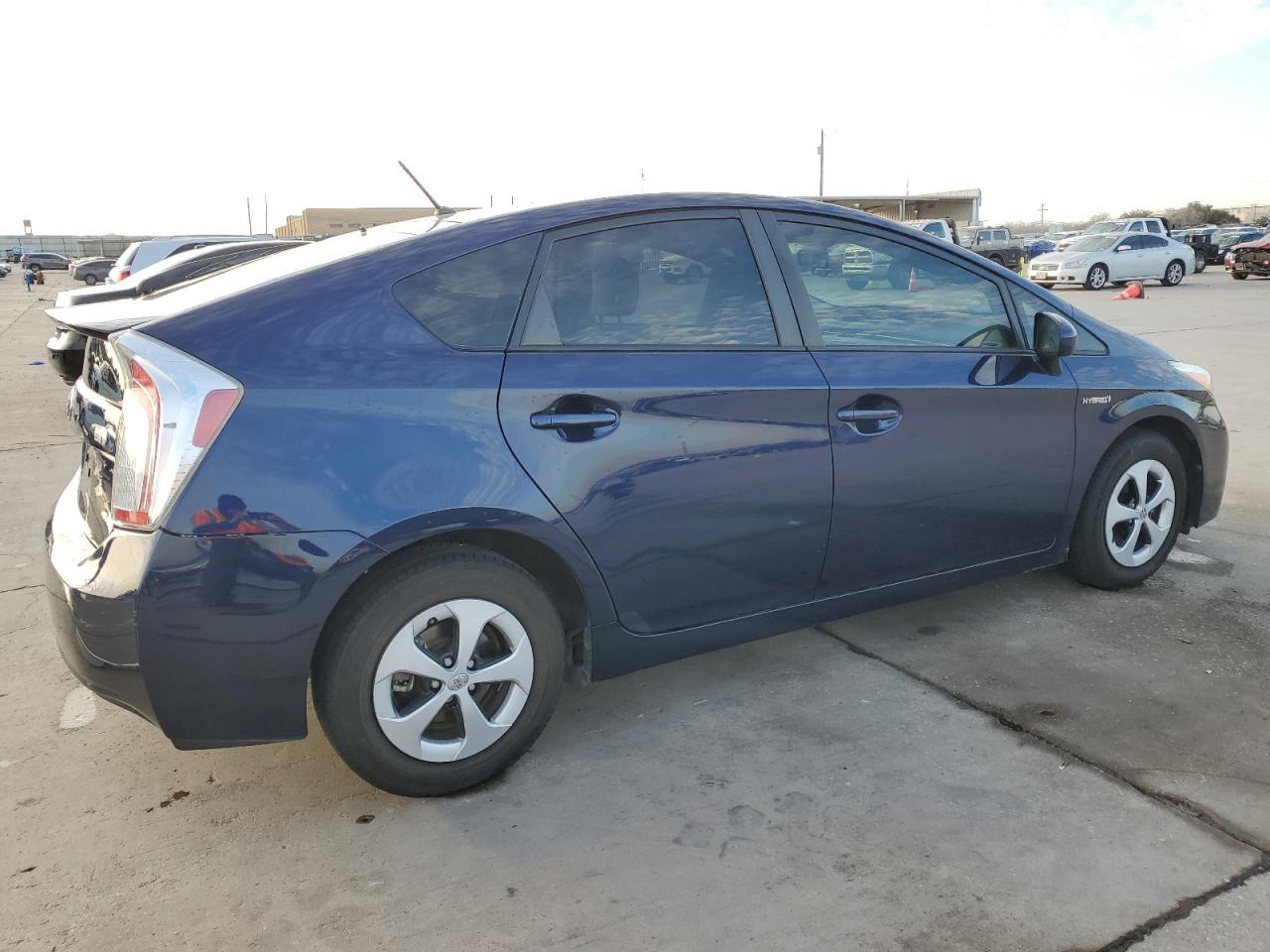 2014 Toyota Prius VIN JTDKN3DU3E0378622 Copart auction photo, side / rear end damage thumbnail 3