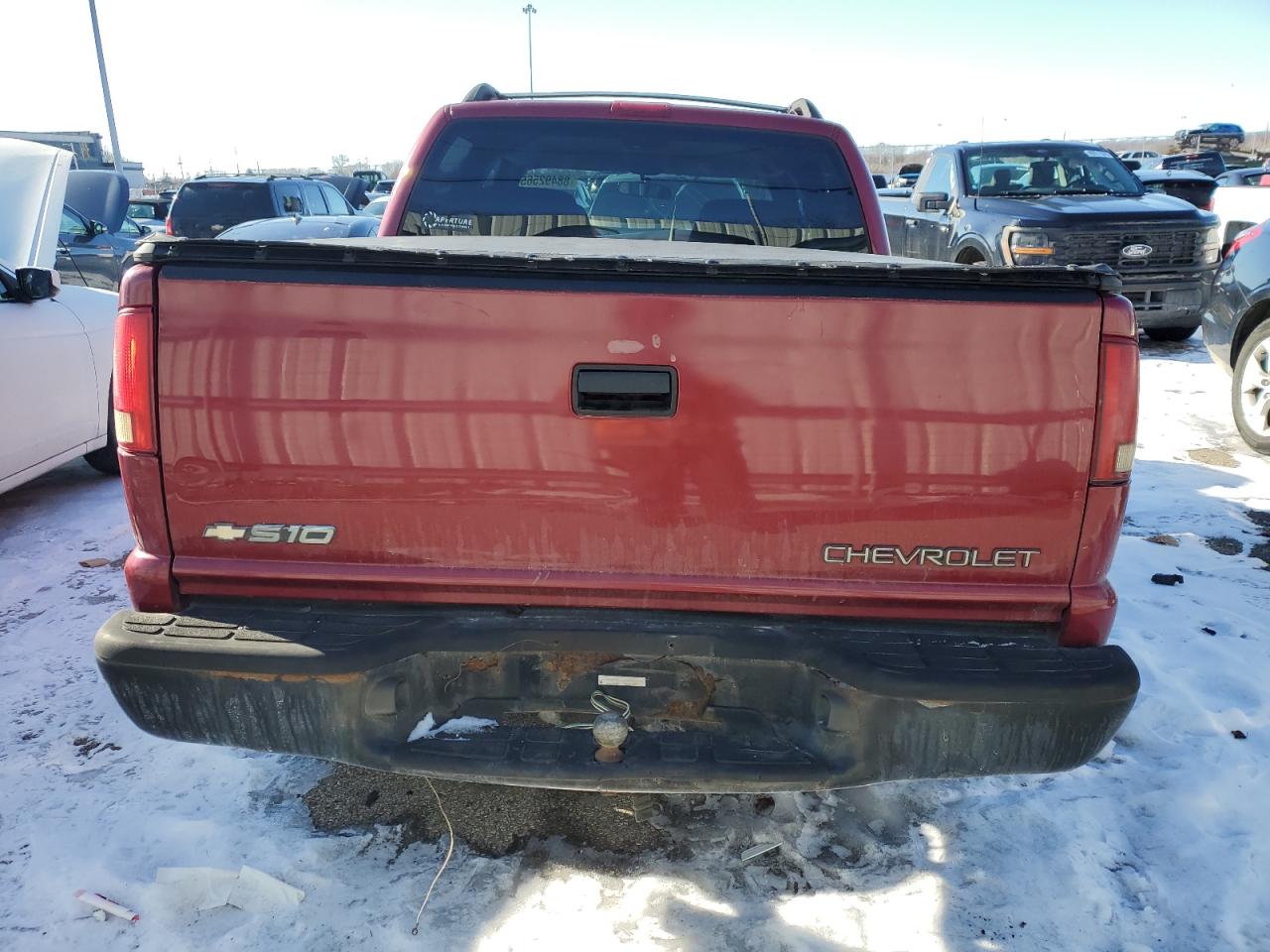 2004 Chevrolet S-10 Pickup VIN 1GCDT13X54K104095 Copart auction photo, front end / undercarriage damage thumbnail 6