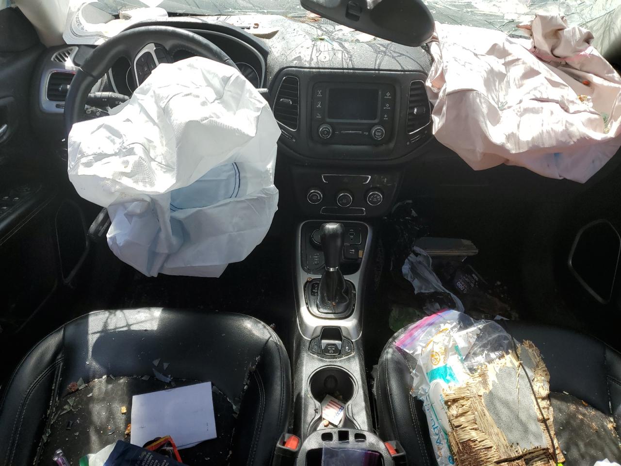 2017 Jeep Compass VIN 3C4NJDBB2HT680877 Copart auction photo, all over damage thumbnail 8
