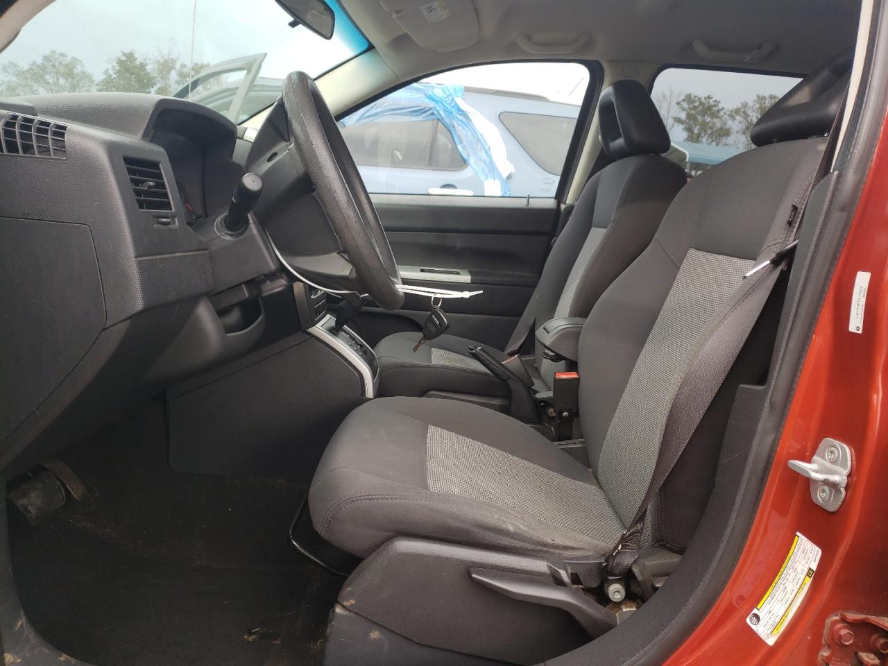 2008 Jeep Compass VIN 1J8FF47W78D714425 Copart auction photo, front end damage thumbnail 7