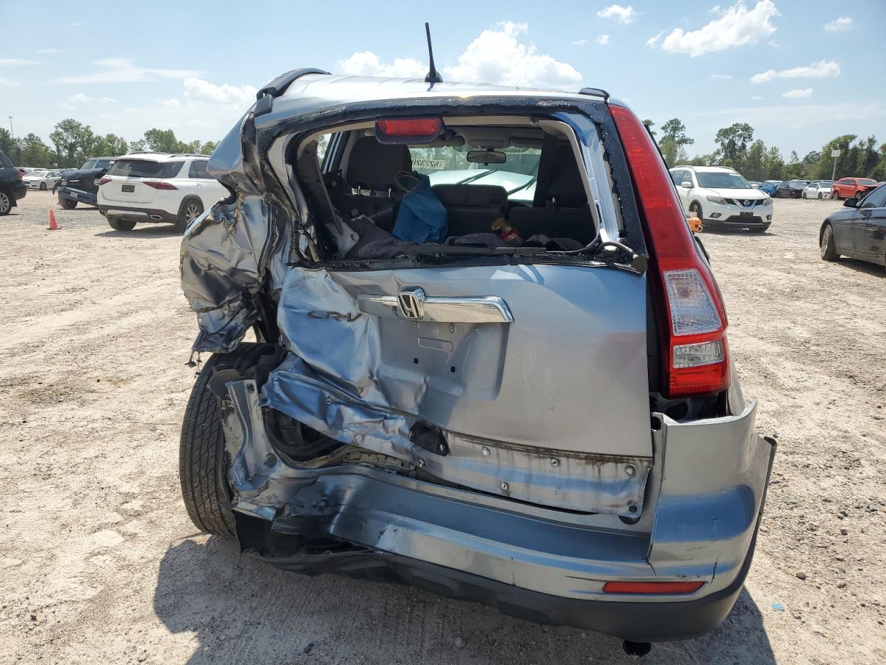 2010 Honda CR-V VIN 5J6RE3H59AL001281 Copart auction photo, all over damage thumbnail 6