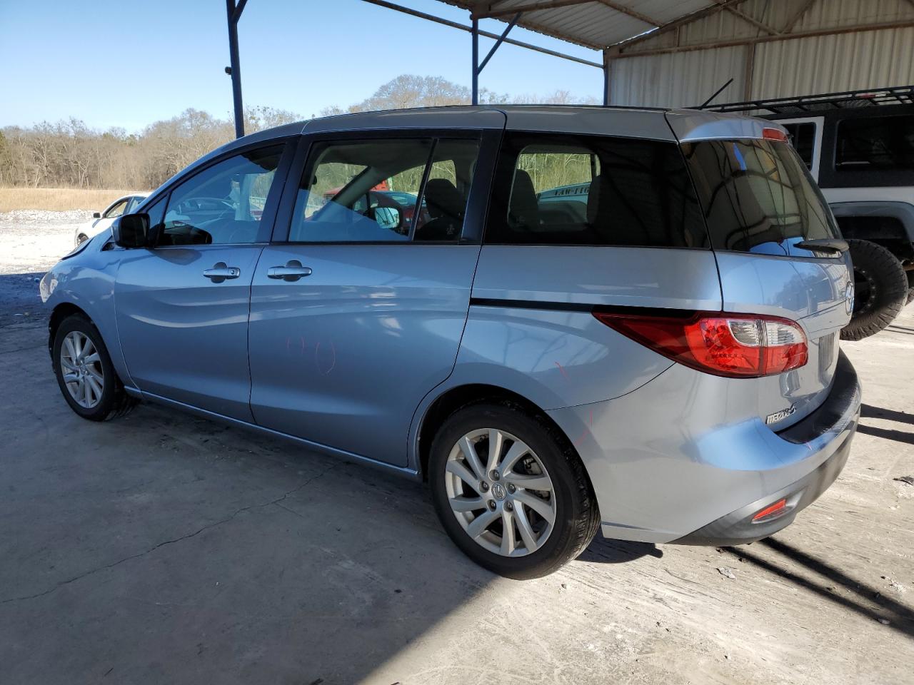 2012 Mazda 5 VIN JM1CW2BL2C0123205 Copart auction photo, front end / minor dent/scratches damage thumbnail 2