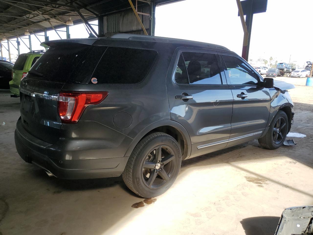 2018 Ford Explorer VIN 1FM5K7D85JGB56872 Copart auction photo, front end damage thumbnail 3