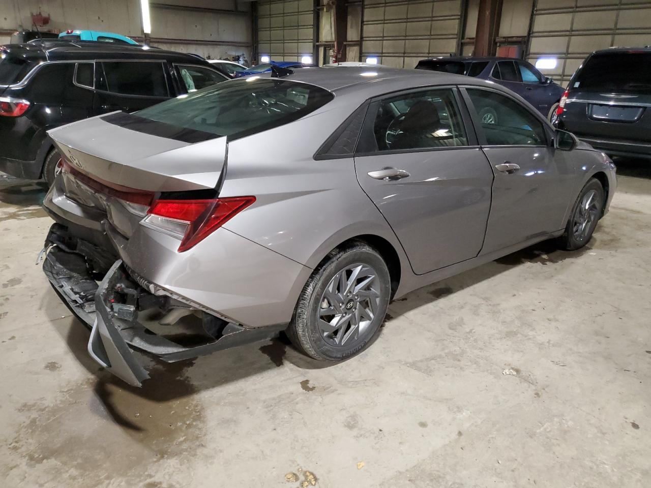 2024 Hyundai Elantra VIN KMHLM4DG9RU671328 Copart auction photo, rear end / undercarriage damage thumbnail 3