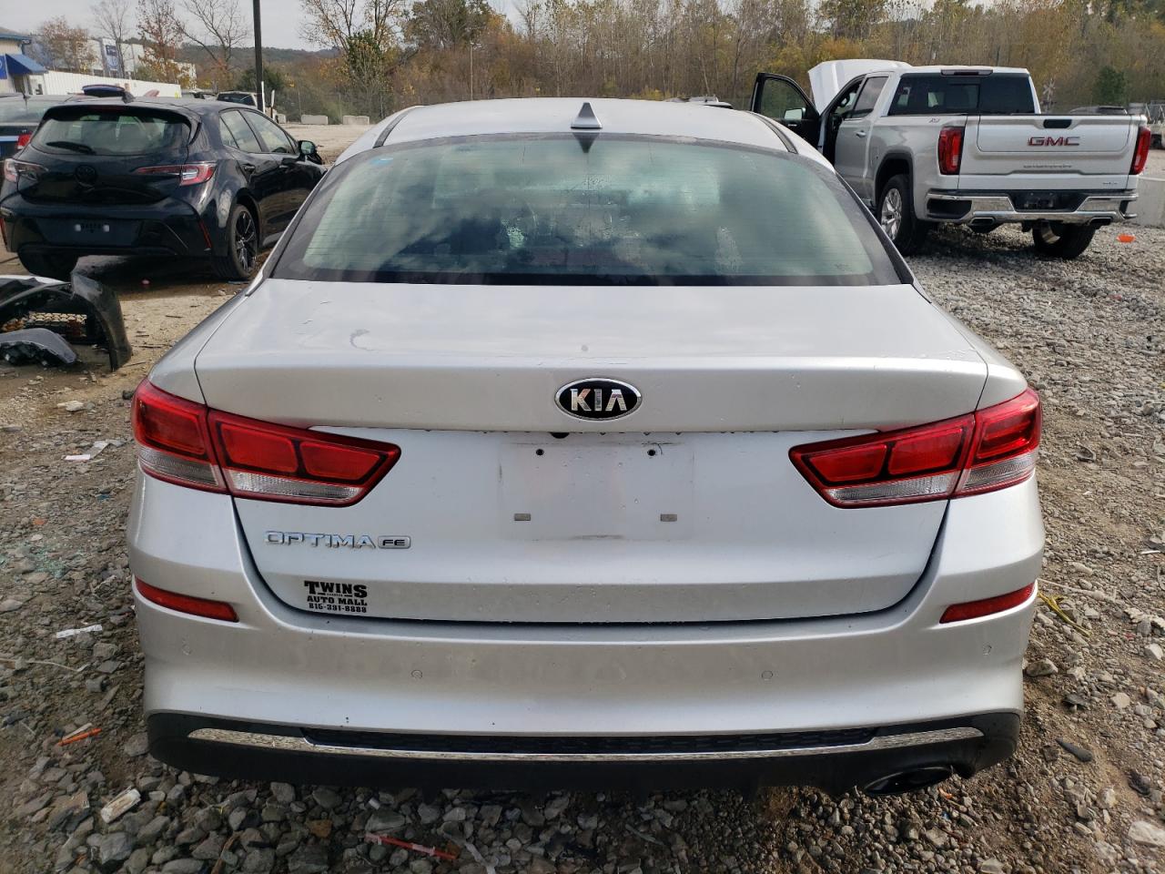 2019 KIA Optima VIN 5XXGT4L32KG305696 Copart auction photo, front end damage thumbnail 6