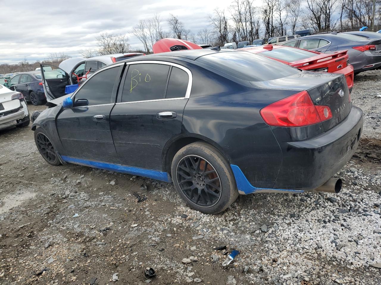 2006 Infiniti G VIN JNKCV51E46M515816 Copart auction photo, front end / side damage thumbnail 2