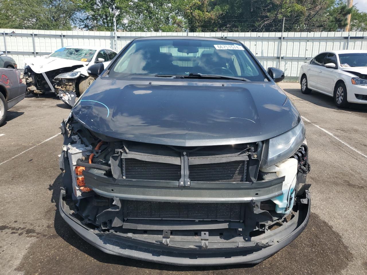 2014 Chevrolet Volt VIN 1G1RA6E45EU121425 Copart auction photo, front end damage thumbnail 5