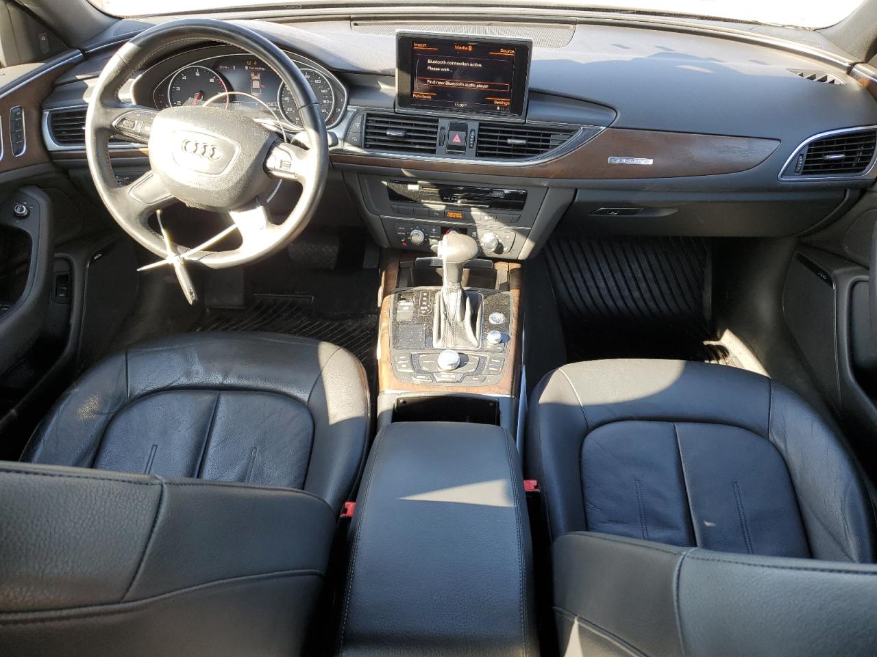 2014 Audi A6 VIN WAUGFAFC3EN069969 Copart auction photo, front end / side damage thumbnail 8