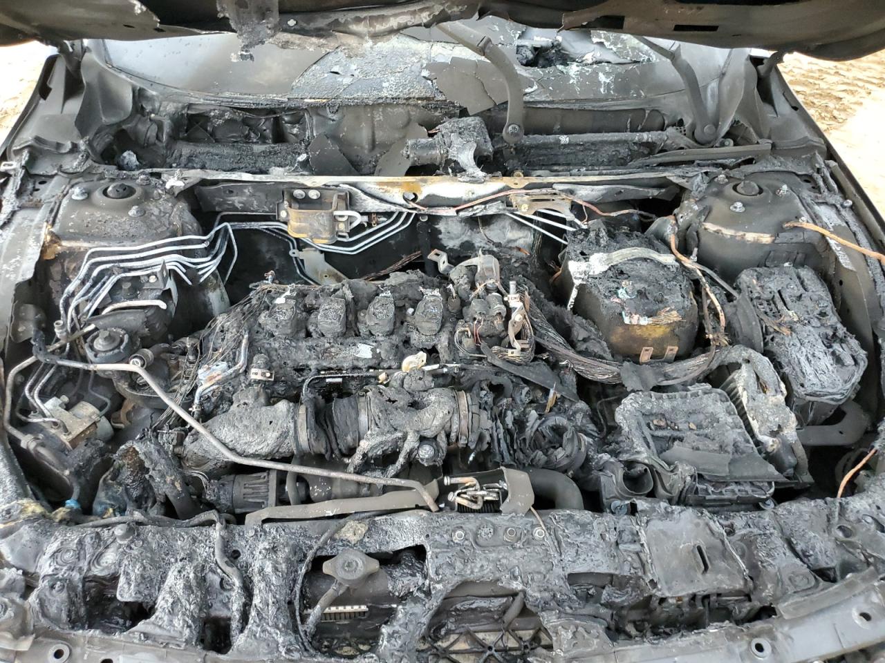 2018 Honda Accord VIN 1HGCV1F35JA096064 Copart auction photo, burn - engine damage thumbnail 12