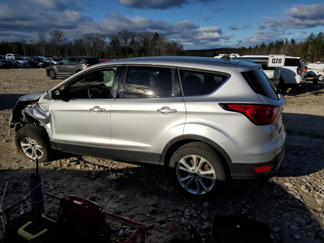 2019 Ford Escape VIN 1FMCU9GD6KUB41256 Copart auction photo, front end damage thumbnail 2