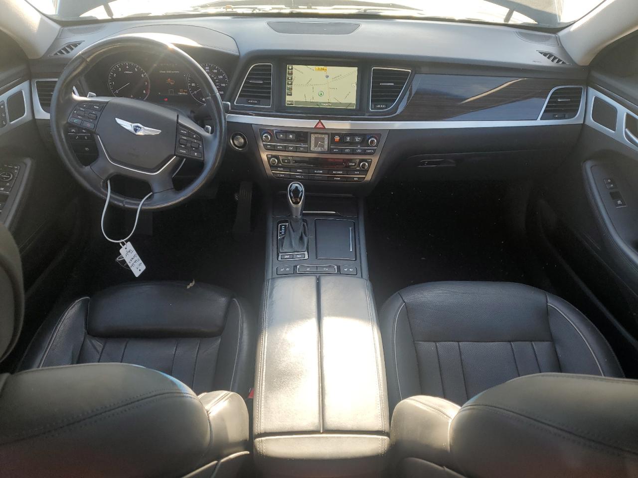 2015 Hyundai Genesis VIN KMHGN4JE6FU061013 Copart auction photo, front end damage thumbnail 8