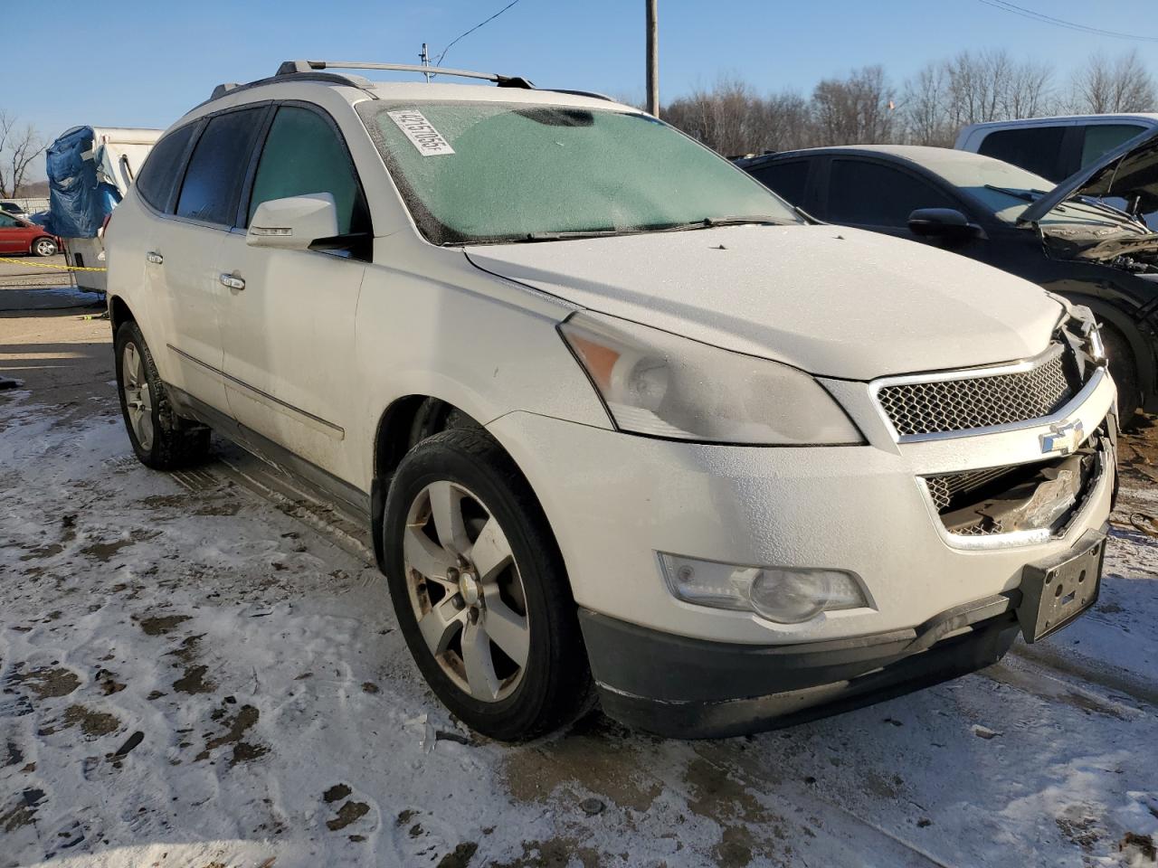 2011 Chevrolet Traverse VIN 1GNKVLED6BJ286318 Copart auction photo, front end damage thumbnail 4