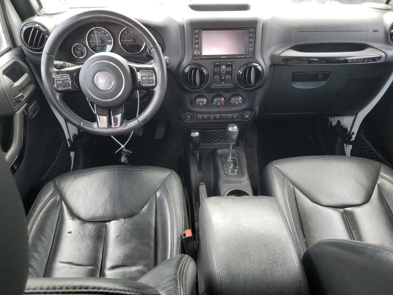 2015 Jeep Wrangler VIN 1C4BJWEG3FL745945 Copart auction photo, top/roof damage thumbnail 8