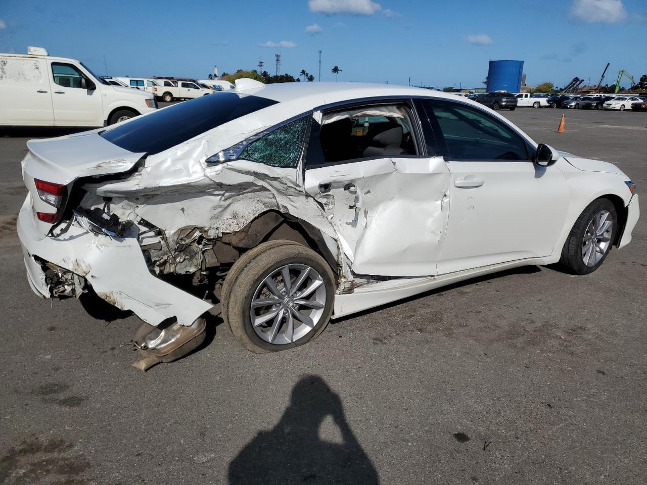 2021 Honda Accord VIN 1HGCV1F19MA098127 Copart auction photo, all over damage thumbnail 3