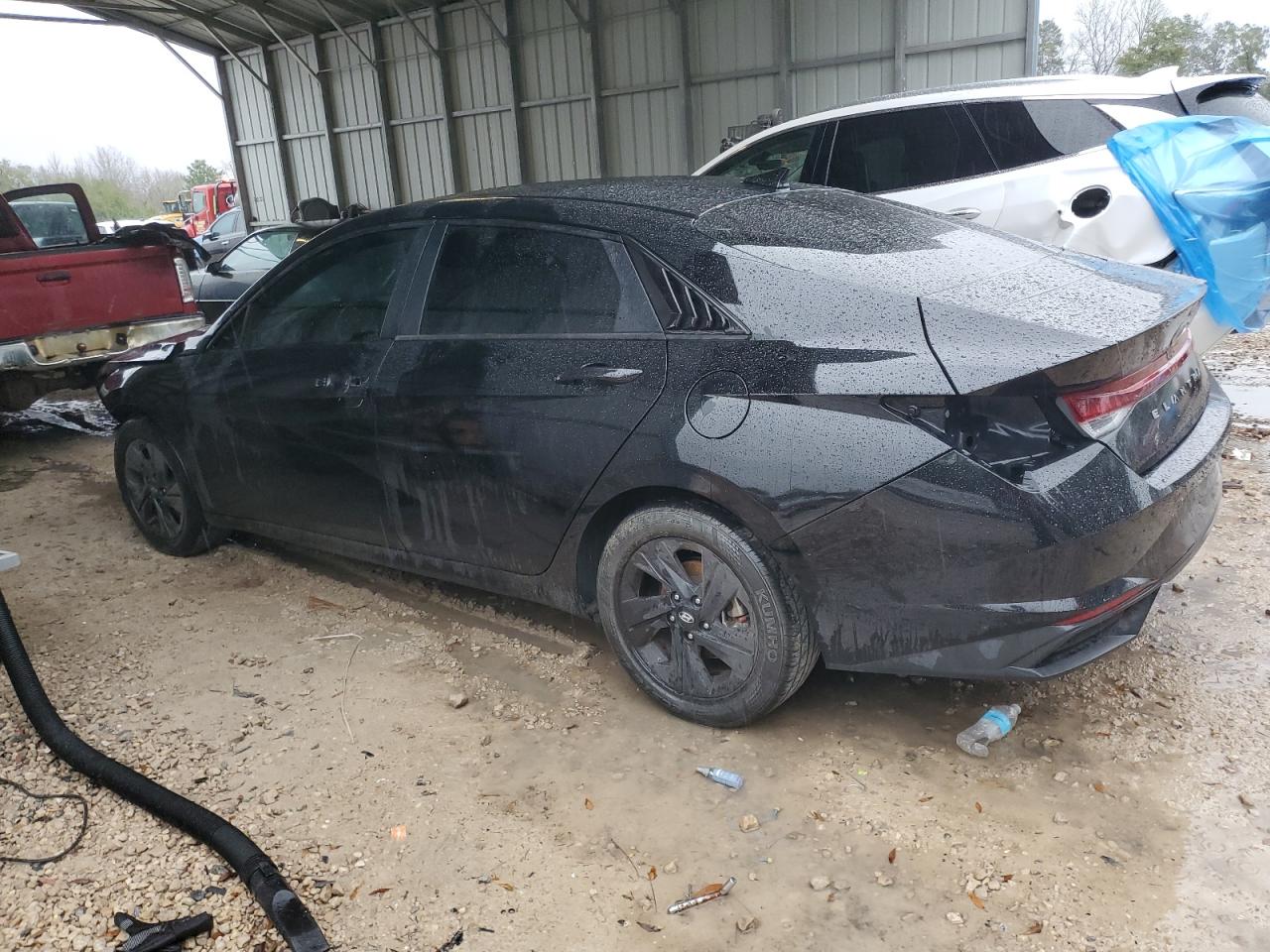 2022 Hyundai Elantra VIN 5NPLS4AG6NH054083 Copart auction photo, front end damage thumbnail 2