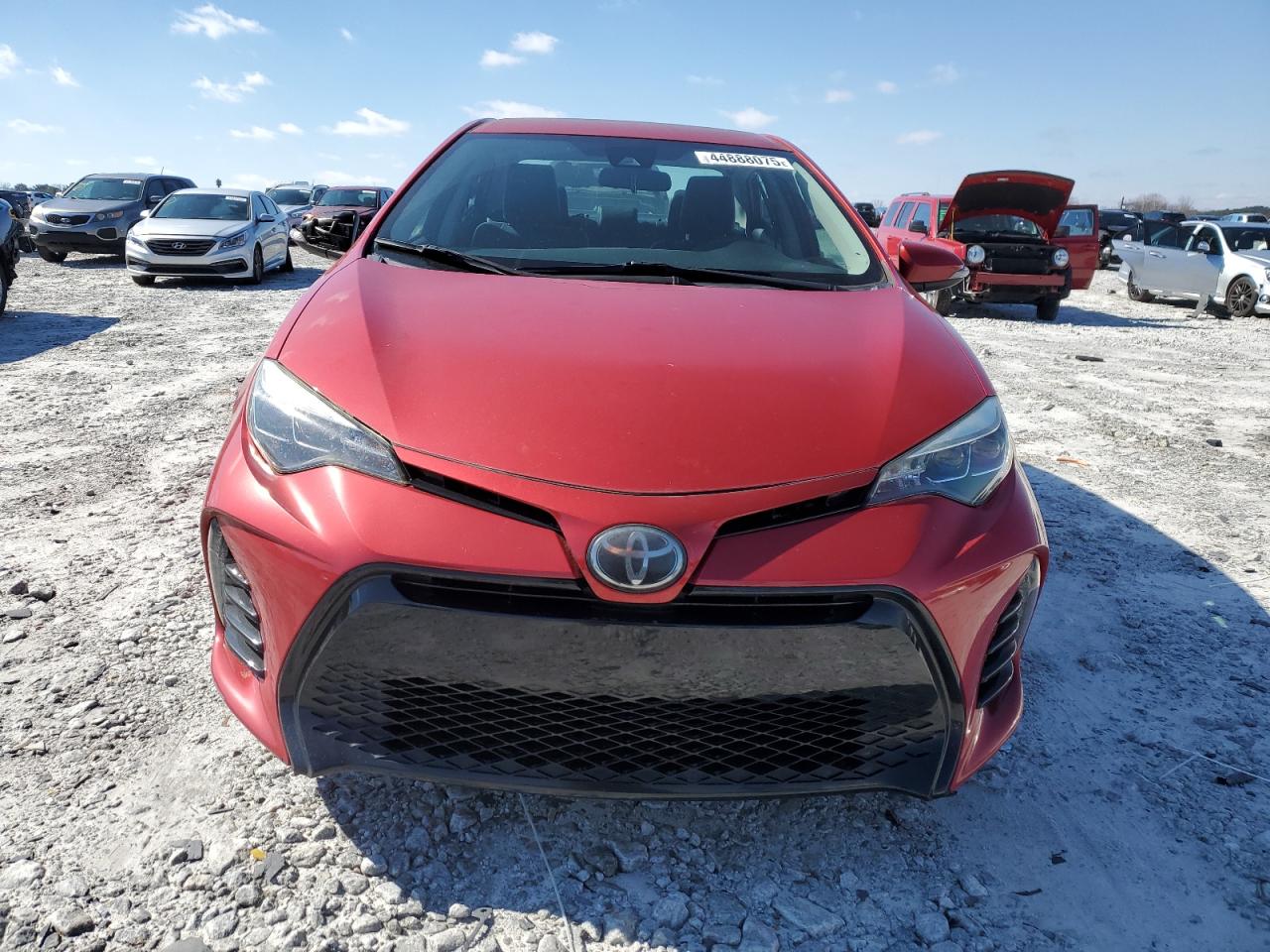 2017 Toyota Corolla VIN 2T1BURHE6HC781593 Copart auction photo, side / rear end damage thumbnail 5