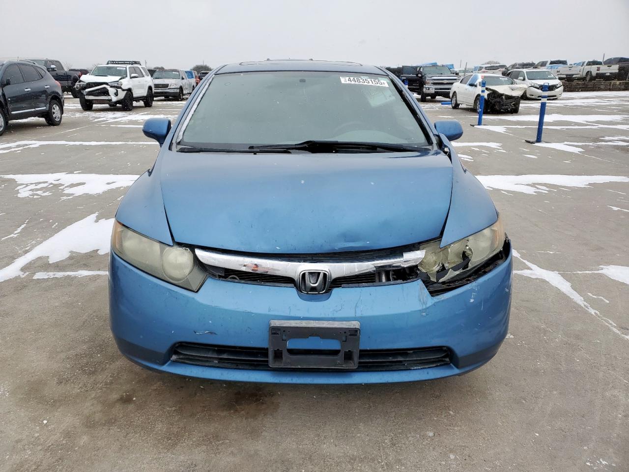 2007 Honda Civic VIN 1HGFA16837L133386 Copart auction photo, front end damage thumbnail 5
