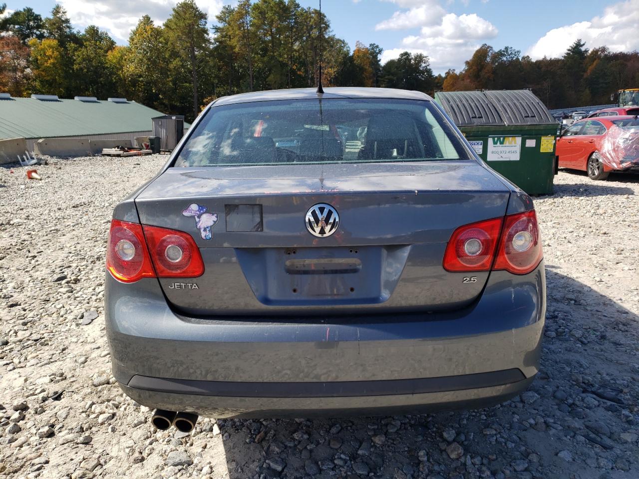 2007 Volkswagen Jetta VIN 3VWEG71K57M090051 Copart auction photo, side damage thumbnail 6