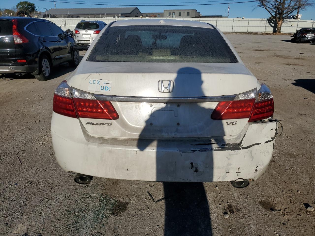 2014 Honda Accord VIN 1HGCR3F85EA018112 Copart auction photo, front end / rear end damage thumbnail 6