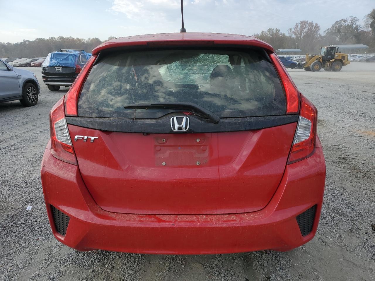 2016 Honda Fit VIN JHMGK5H51GX005729 Copart auction photo, top/roof damage thumbnail 6