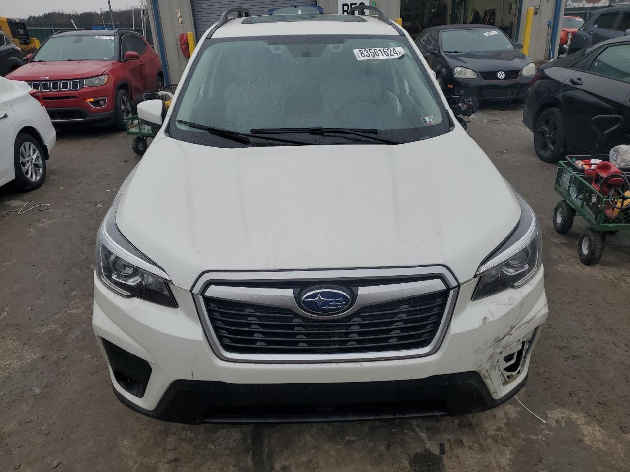 2019 Subaru Forester VIN JF2SKAEC1KH515638 Copart auction photo, side damage thumbnail 5