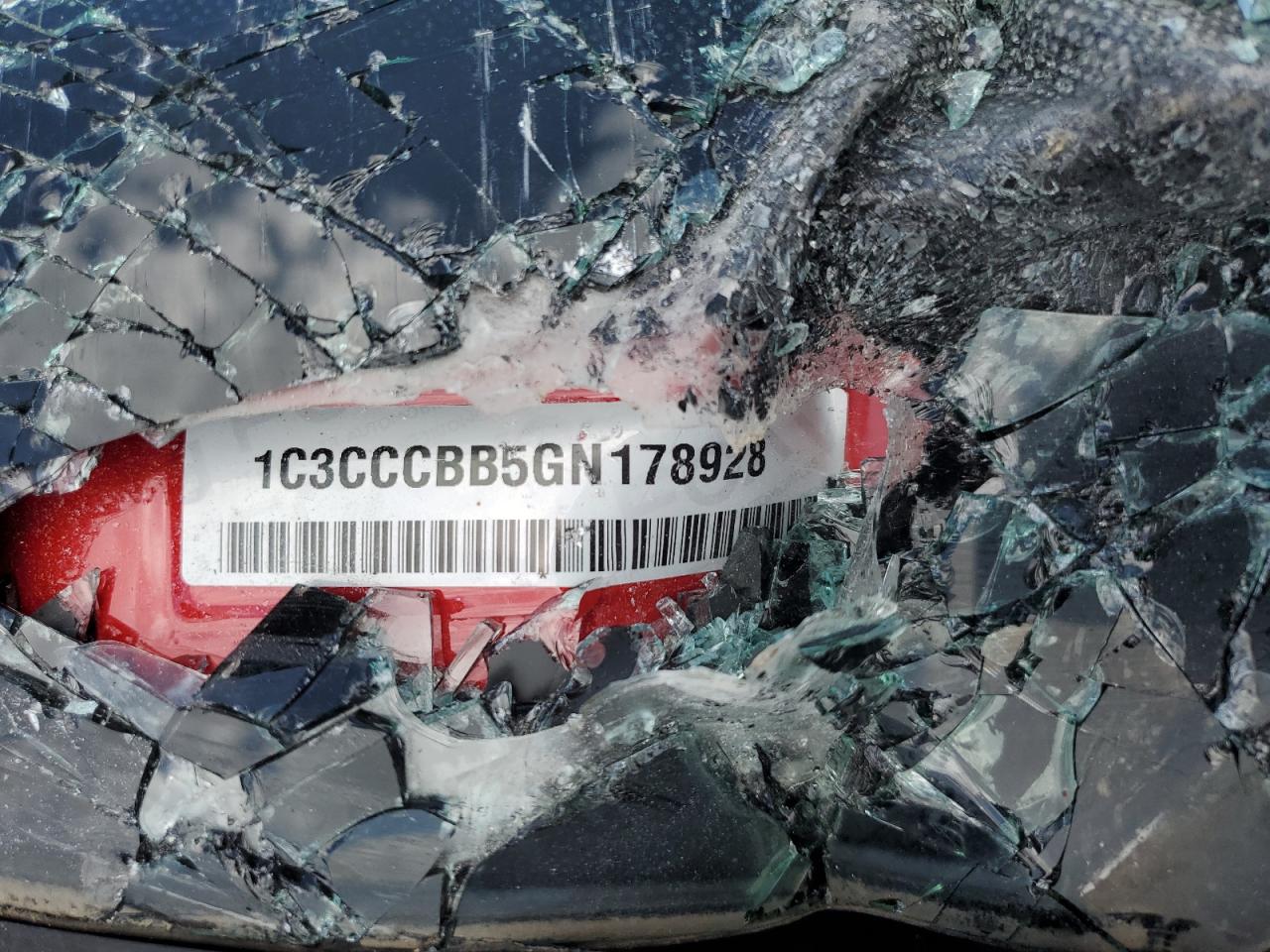 2016 Chrysler 200 VIN 1C3CCCBB5GN178928 Copart auction photo, all over damage thumbnail 12