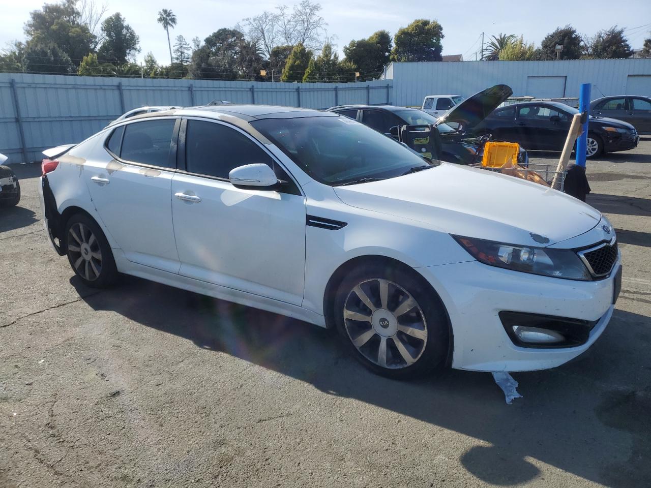 2012 KIA Optima VIN 5XXGR4A69CG012116 Copart auction photo, rear end damage thumbnail 4