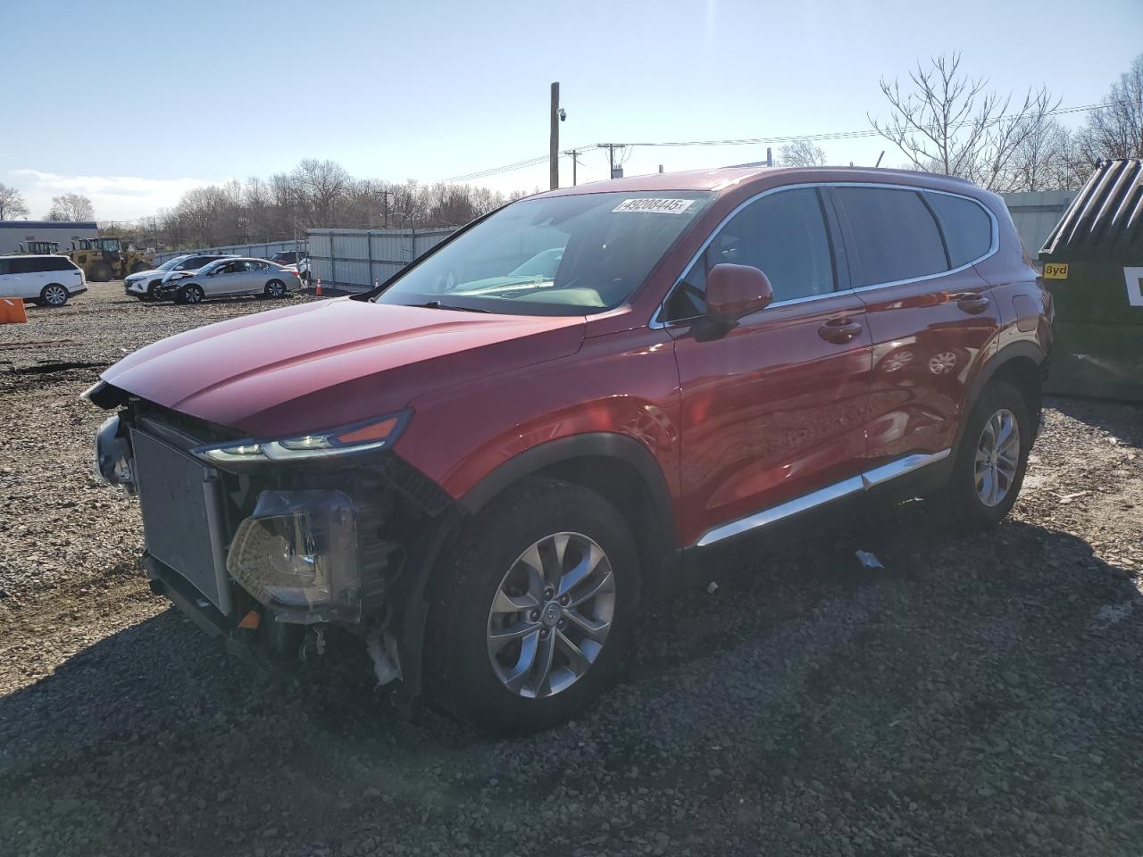 2019 Hyundai Santa Fe VIN 5NMS2CAD6KH097665