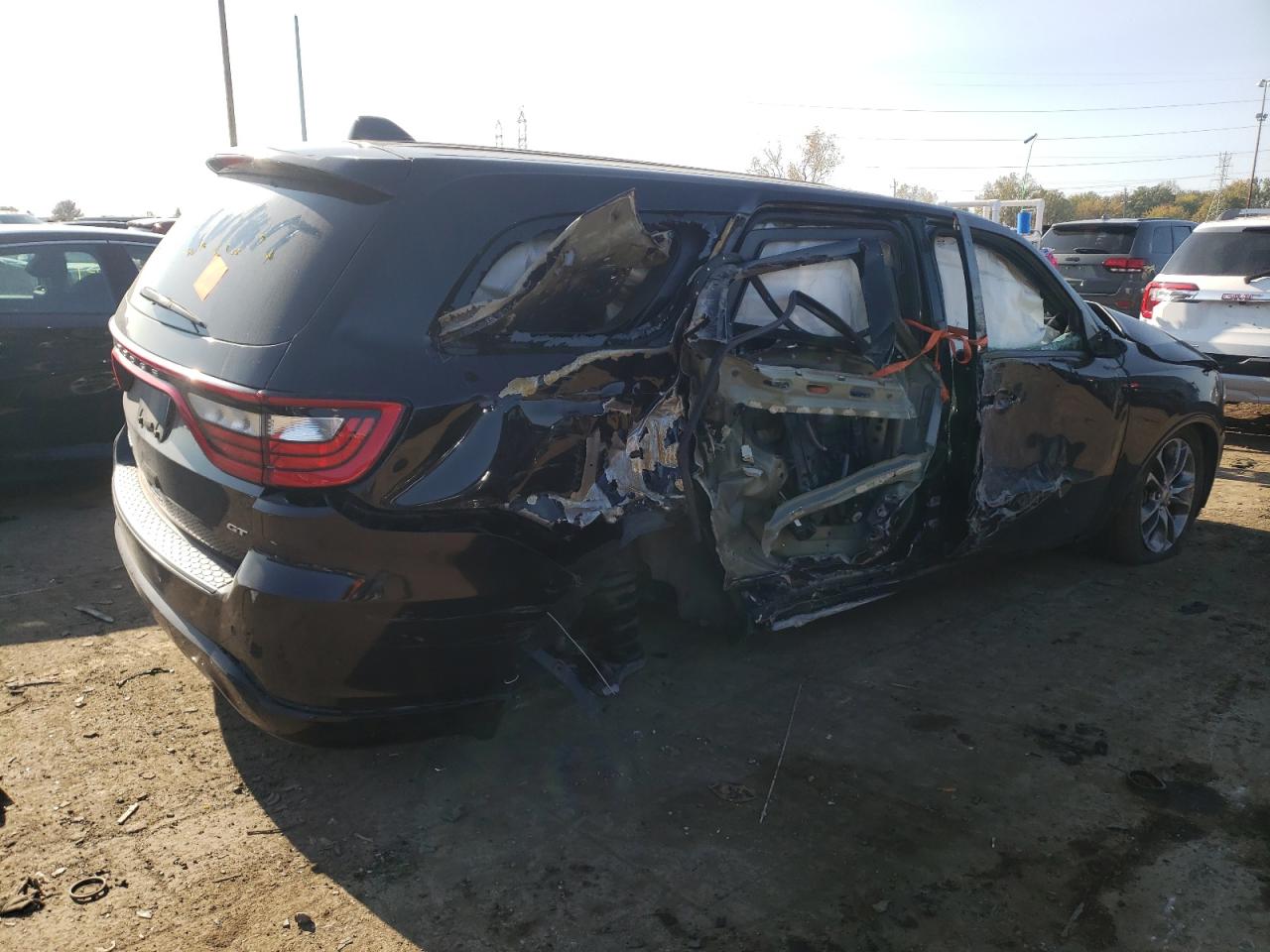 2019 Dodge Durango VIN 1C4RDJDG2KC651849 Copart auction photo, all over / front end damage thumbnail 3