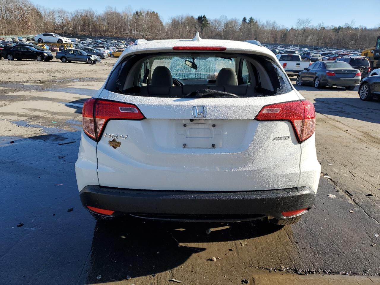 2018 Honda HR-V VIN 3CZRU6H76JM708083 Copart auction photo, all over damage thumbnail 6