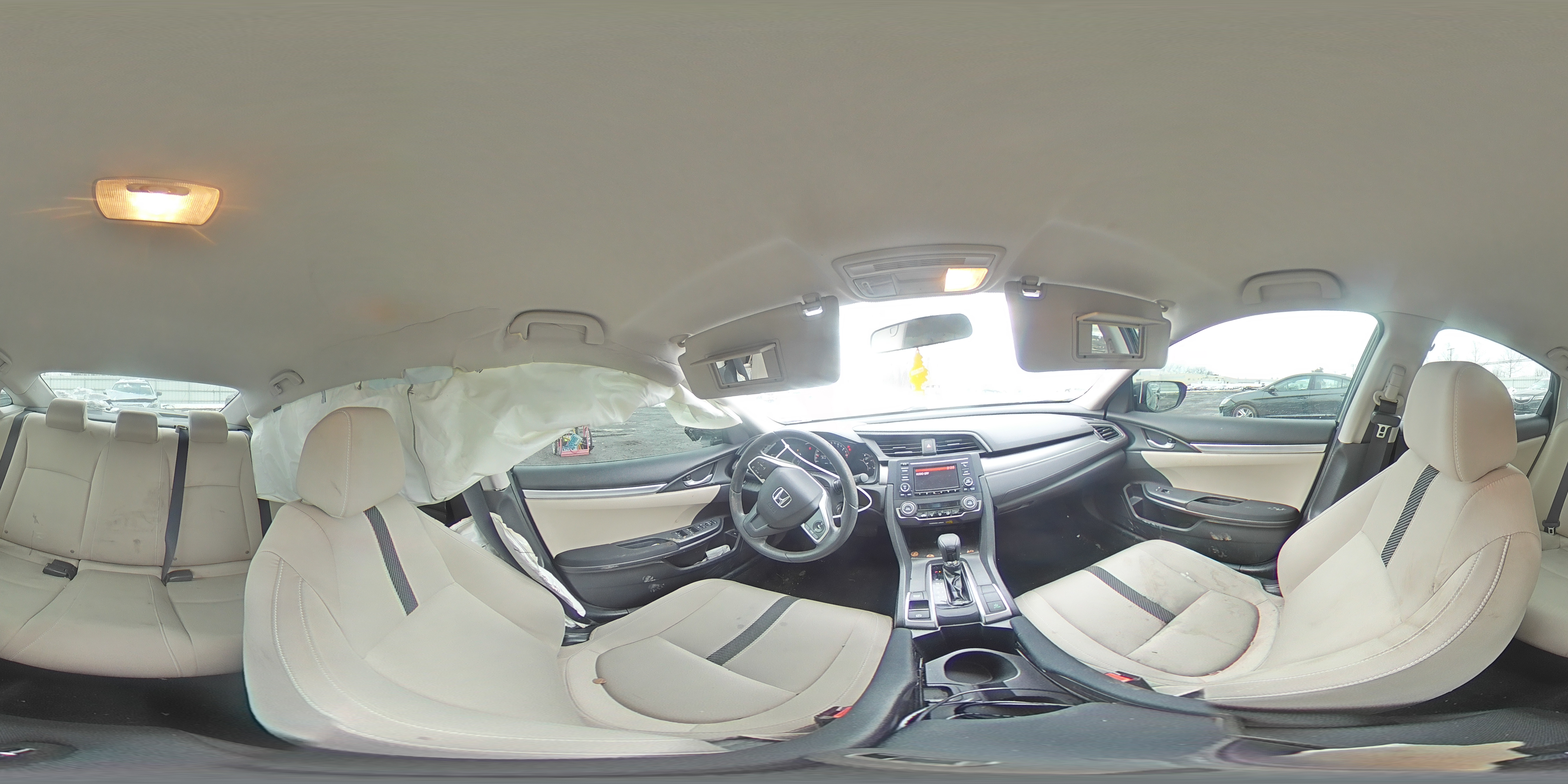 2016 Honda Civic VIN 19XFC2F59GE207911 Copart auction photo, side / rear end damage thumbnail 13