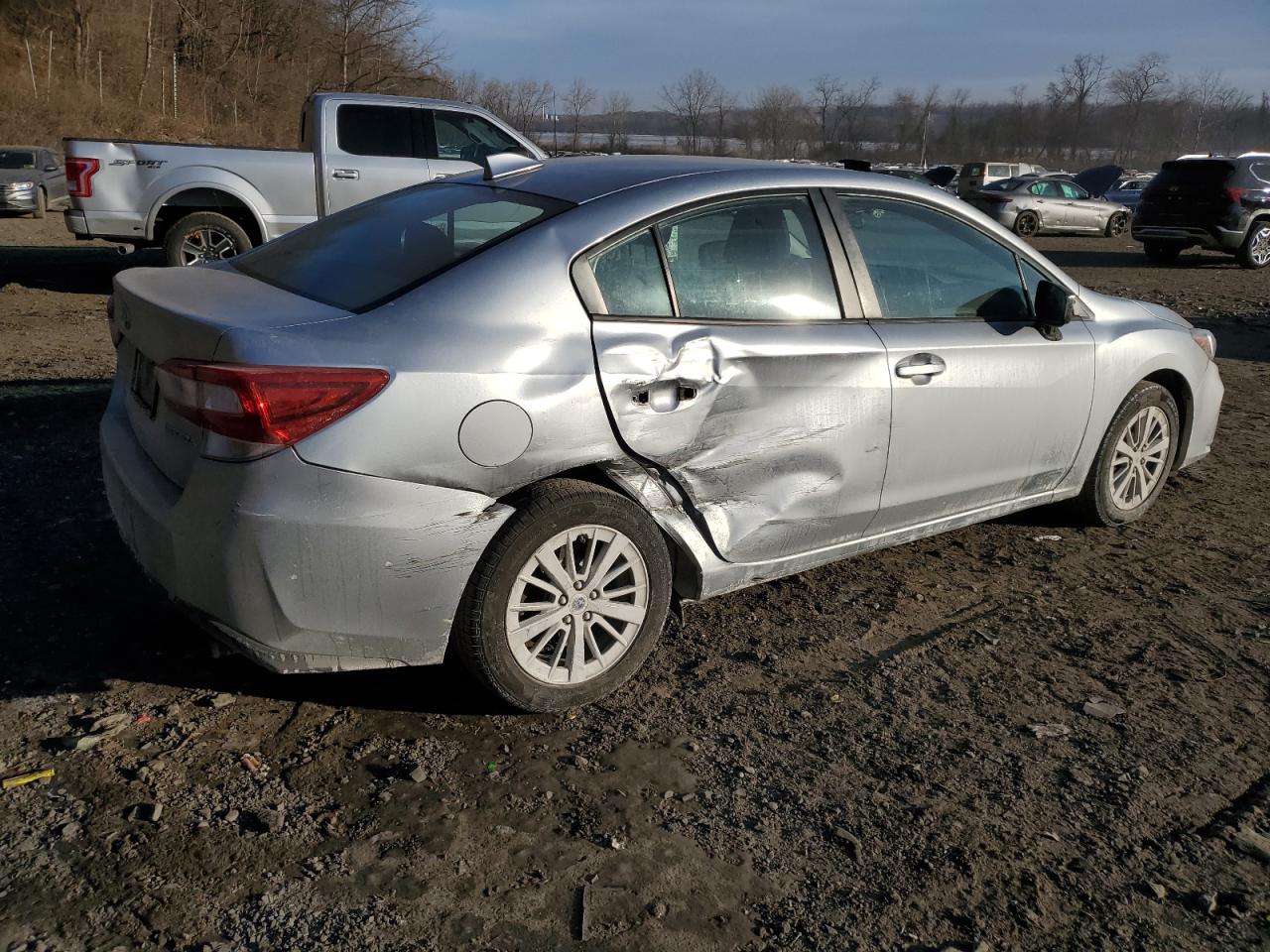 2018 Subaru Impreza VIN 4S3GKAB65J3620262 Copart auction photo, side / minor dent/scratches damage thumbnail 3