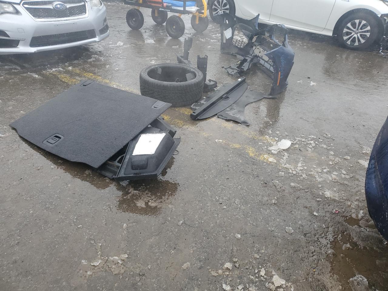 2021 BMW X3 VIN 5YMTS0C07M9H46198 Copart auction photo, front end damage thumbnail 13