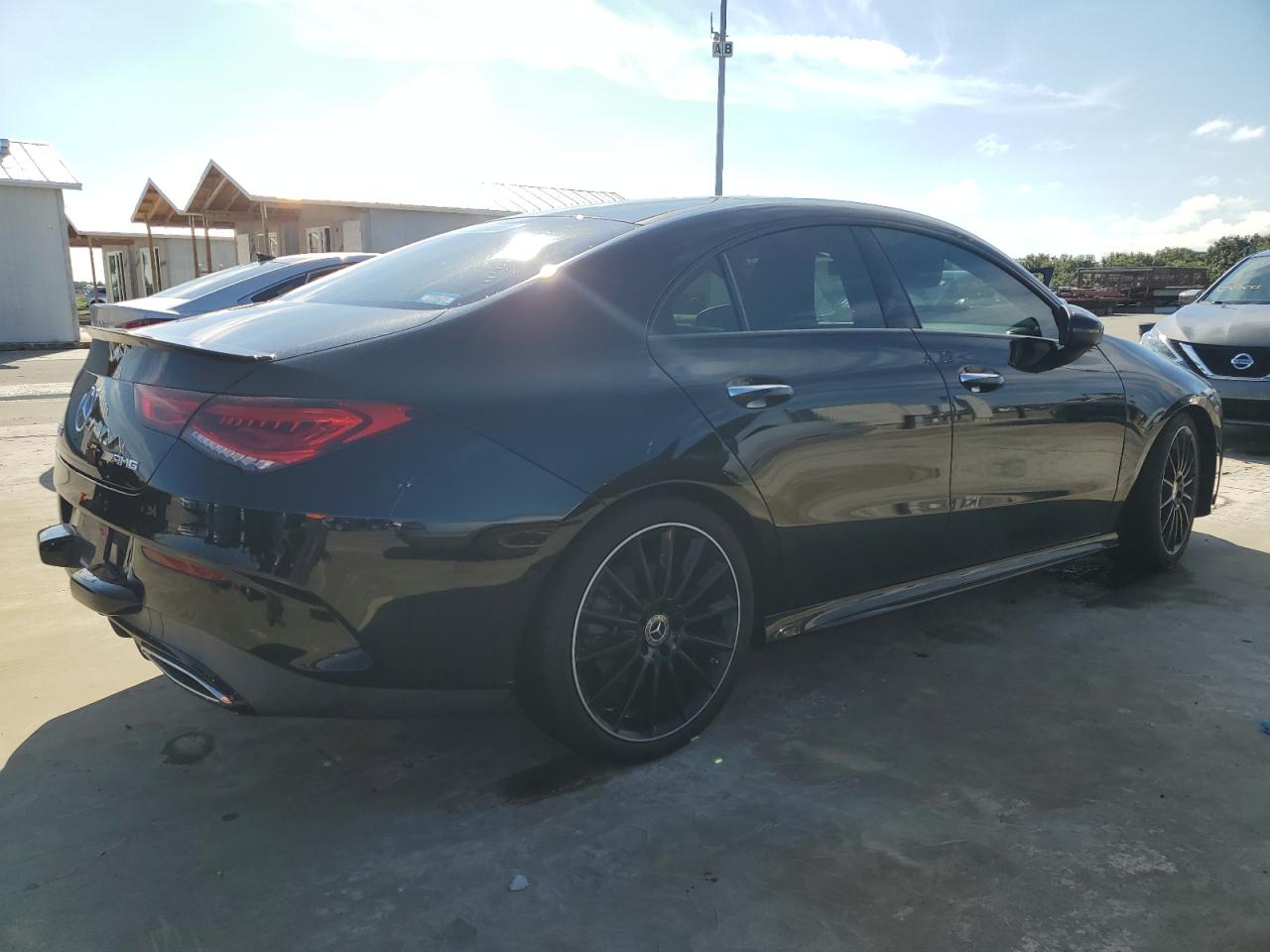 2021 Mercedes-Benz CLA-klasse VIN W1K5J4GB3MN154640 Copart auction photo, water/flood damage thumbnail 3