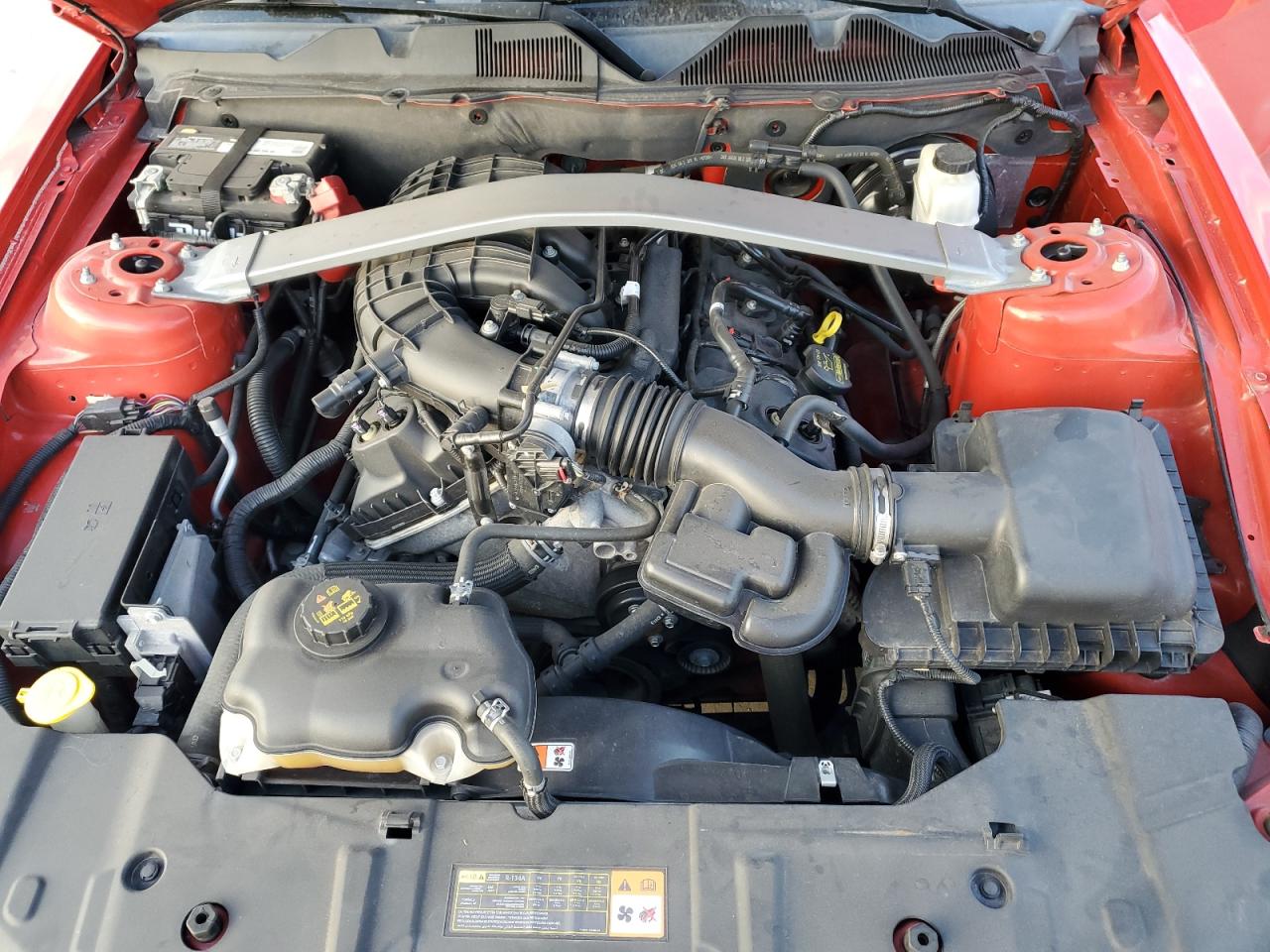 2013 Ford Mustang VIN 1ZVBP8EM6D5252033 Copart auction photo, rear end / side damage thumbnail 11