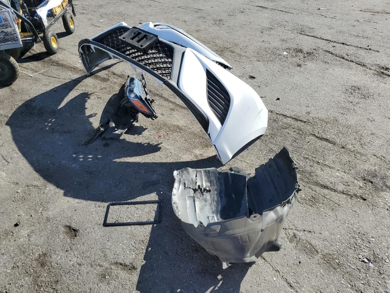 2020 Toyota Camry VIN 4T1J31AK8LU545843 Copart auction photo, undercarriage / front end damage thumbnail 14