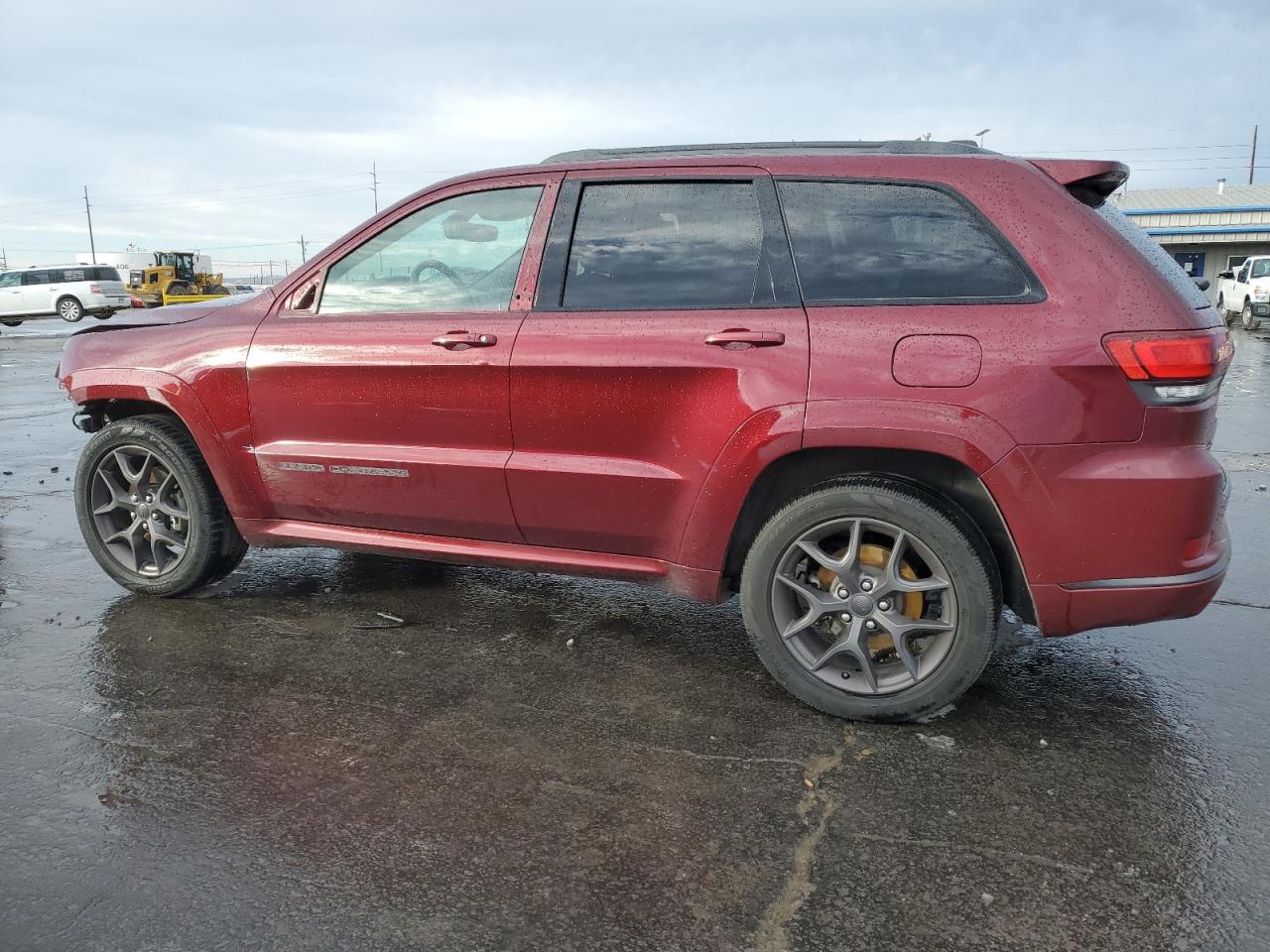 2020 Jeep Grand Cherokee VIN 1C4RJFBG3LC314990 Copart auction photo, front end / side damage thumbnail 2