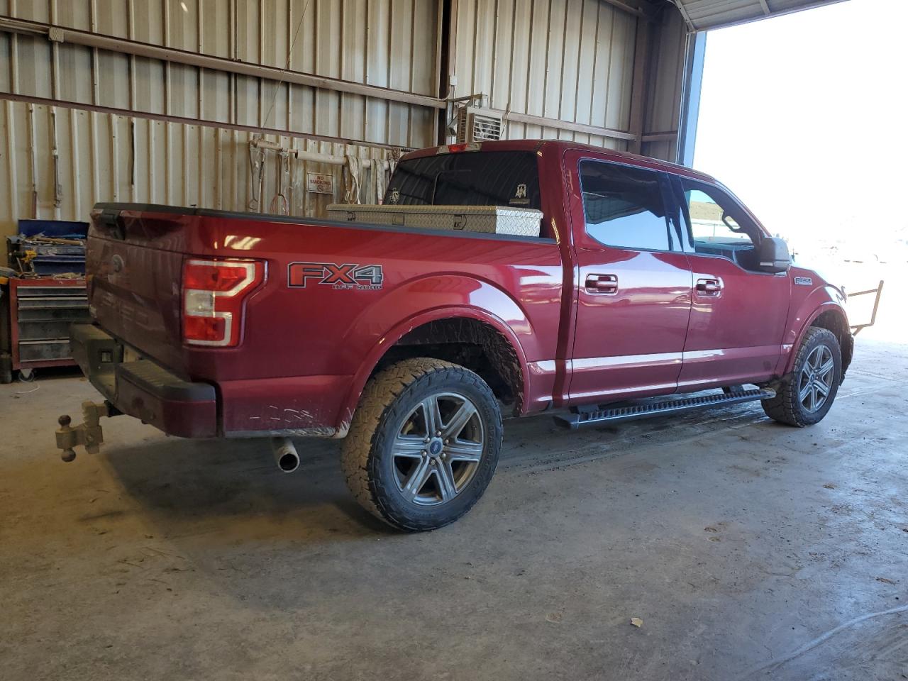 2019 Ford F-150 VIN 1FTEW1E53KKE77866 Copart auction photo, front end / hail damage thumbnail 3