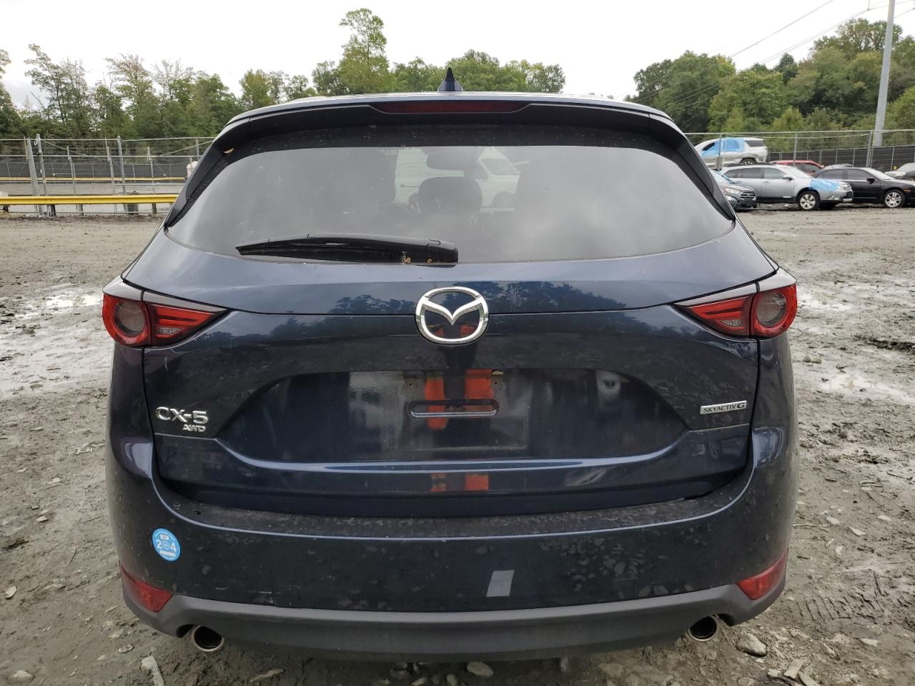 2021 Mazda CX-5 VIN JM3KFBDM7M1340107 Copart auction photo, side damage thumbnail 6