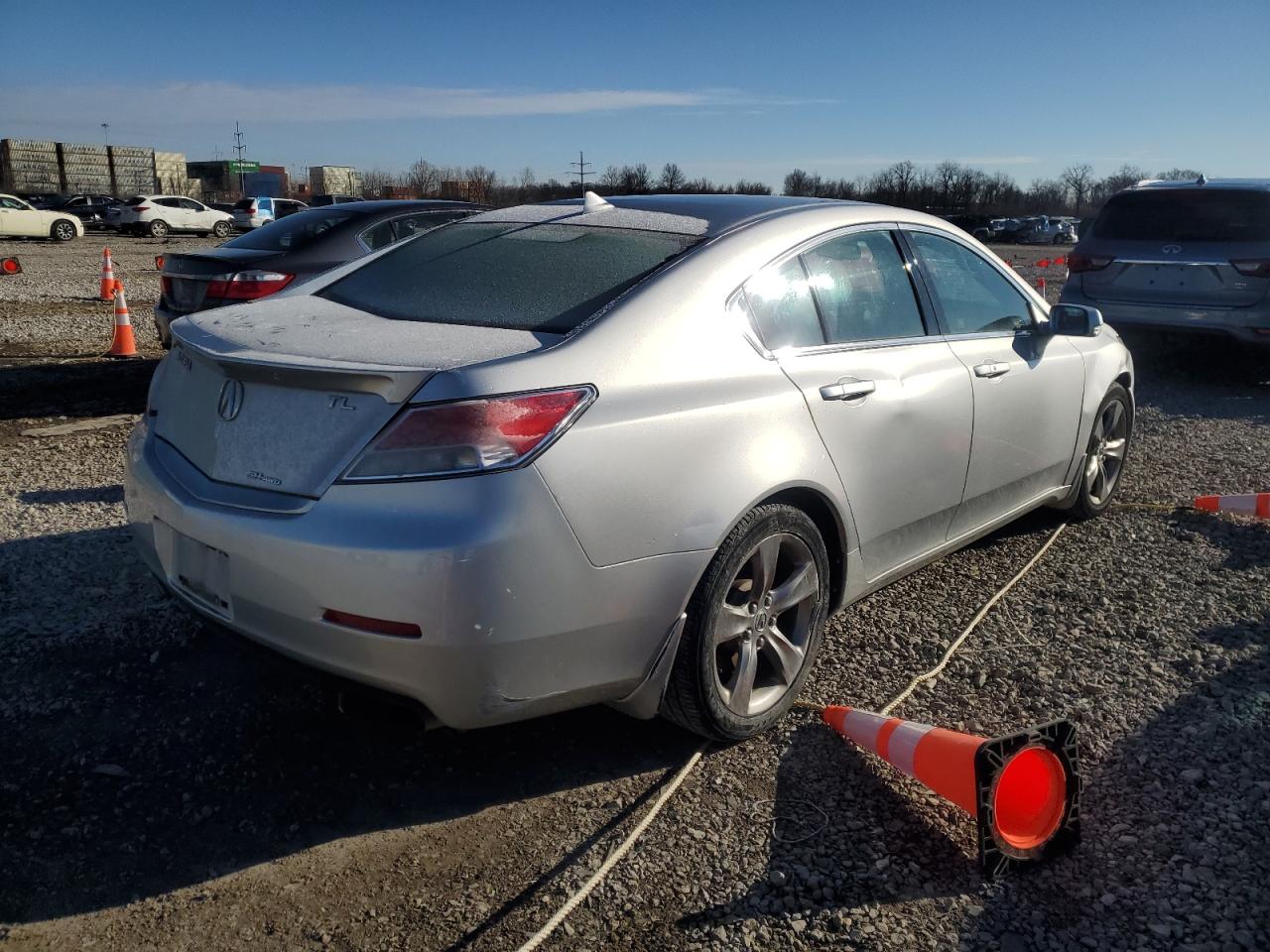 2012 Acura TL VIN 19UUA9F50CA005852 Copart auction photo, front end damage thumbnail 3