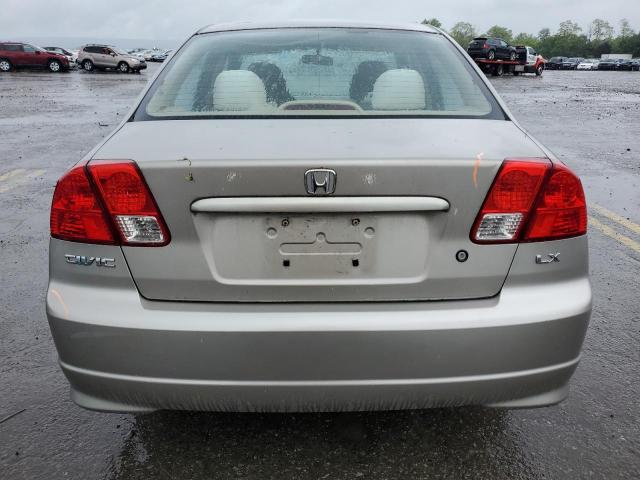 2005 Honda Civic VIN 2HGES16525H529088 Copart auction photo, front end / rear end damage thumbnail 6