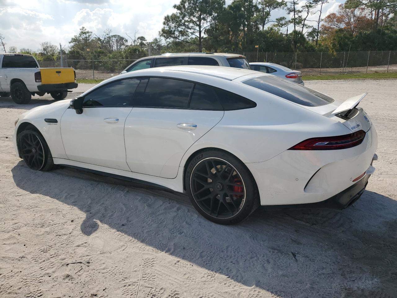 2020 Mercedes-Benz AMG GT VIN WDD7X8JB9LA015237 Copart auction photo, missing/altered vin / hail damage thumbnail 2
