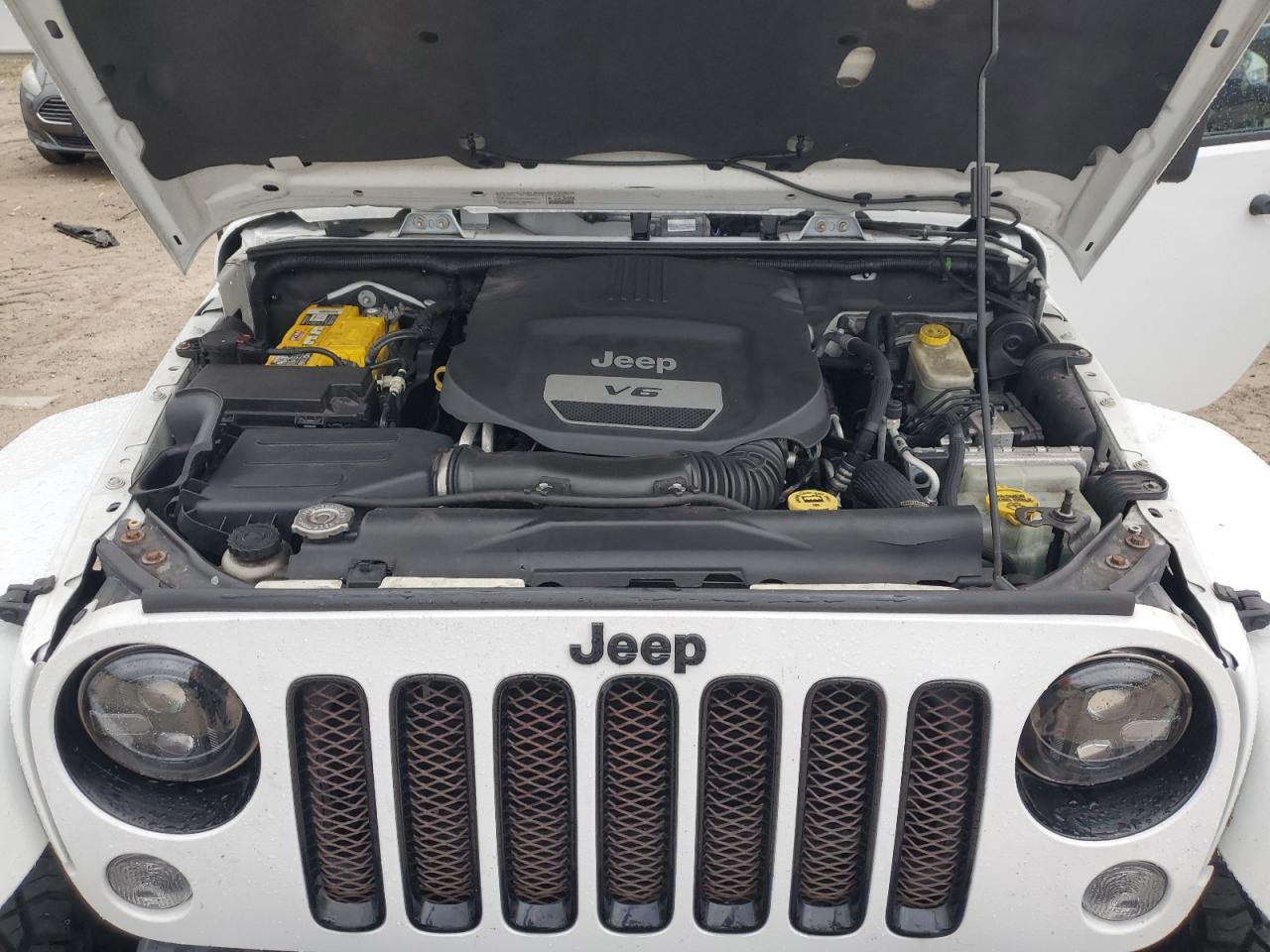 2014 Jeep Wrangler VIN 1C4BJWEG3EL196729 Copart auction photo, water/flood damage thumbnail 12