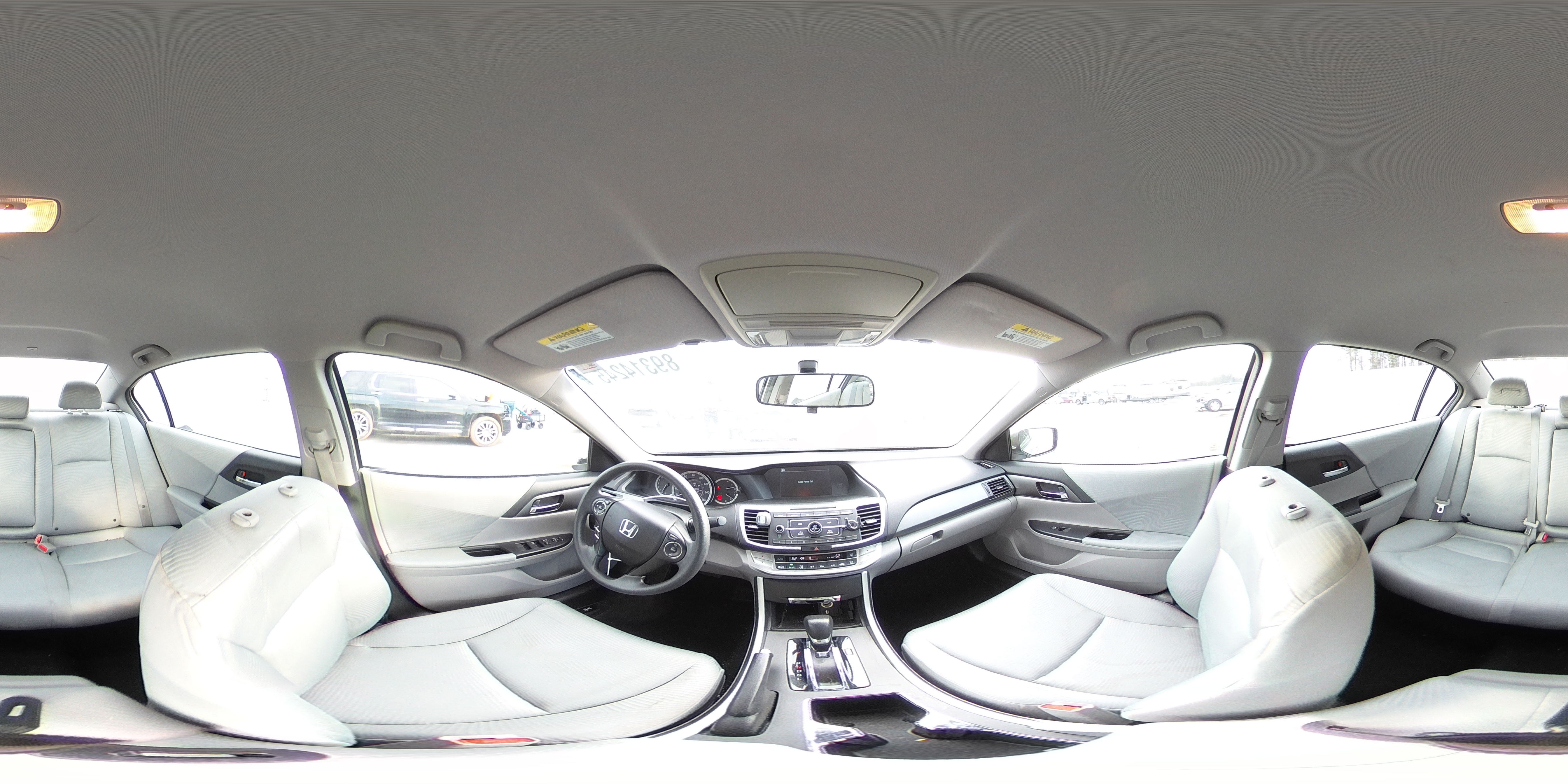 2014 Honda Accord VIN 1HGCR2F36EA017131 Copart auction photo, front end / side damage thumbnail 13
