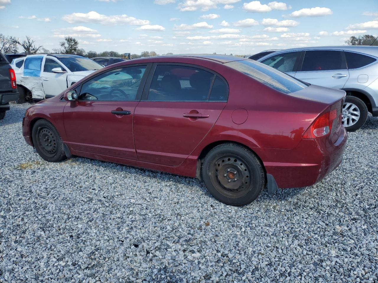 2008 Honda Civic VIN 2HGFA165X8H522286 Copart auction photo, side / front end damage thumbnail 2