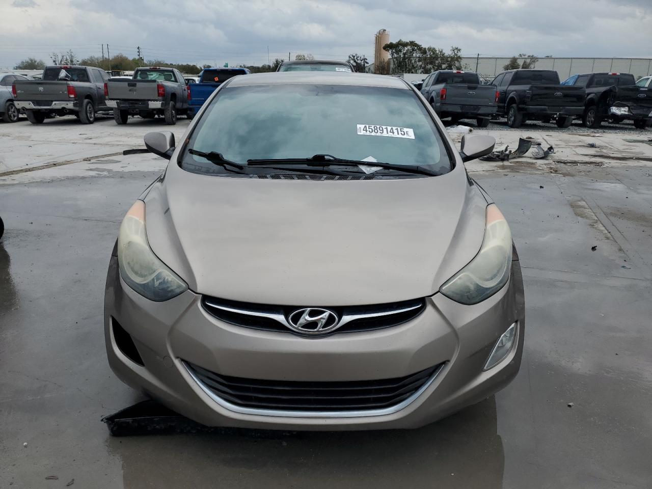 2013 Hyundai Elantra VIN 5NPDH4AE6DH344646 Copart auction photo, rear end damage thumbnail 5
